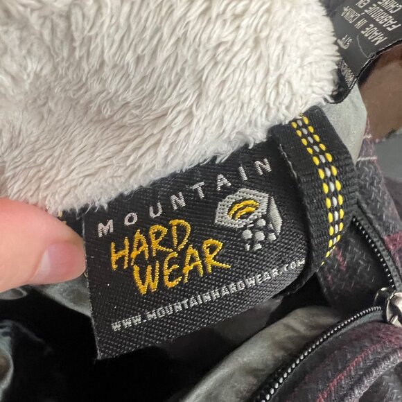 Mountain Hardwear Gray Plaid Commotion Retromotion Jacket Size S MSRP $160 - Picture 10 of 12